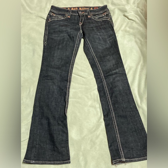 Rock Revival black denim in pristine condition 5/6 - Picture 4 of 8